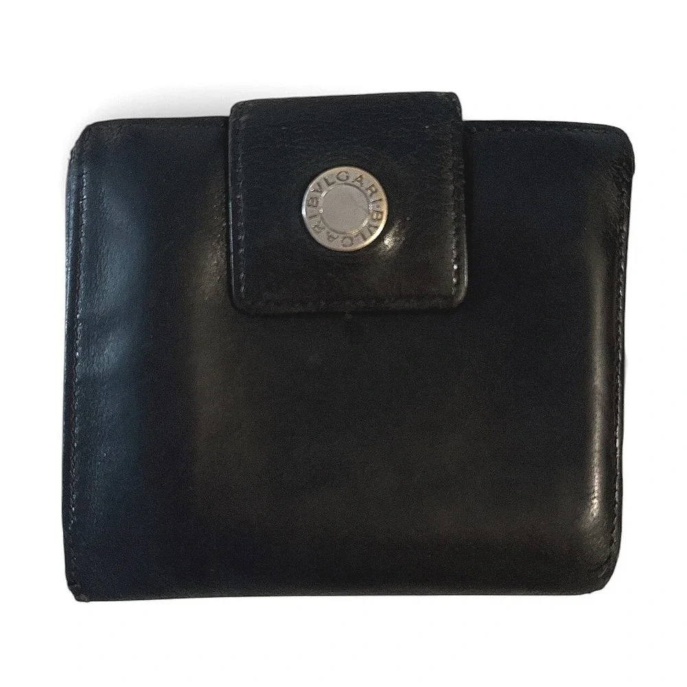 Bvlgari Leather Bifold Wallet